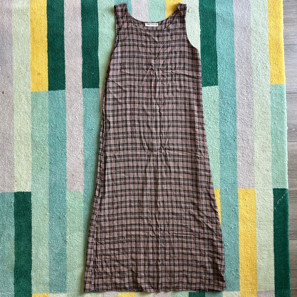 Ann Taylor Dresses & Skirts - Vintage Anne Taylor plaid maxi tank dress, size medium